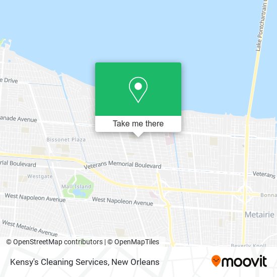 Mapa de Kensy's Cleaning Services