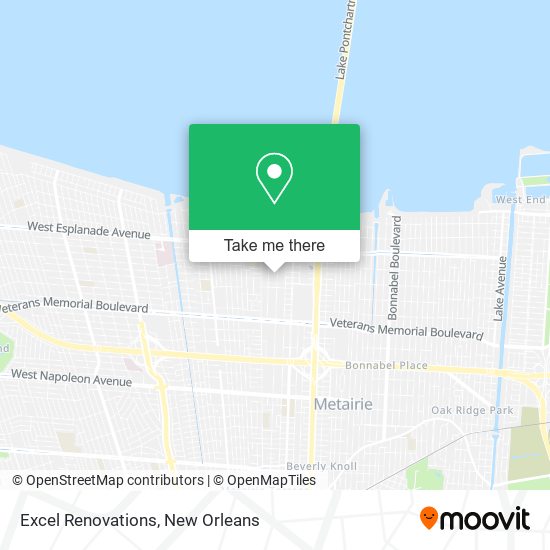Excel Renovations map