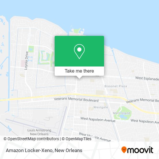 Mapa de Amazon Locker-Xeno