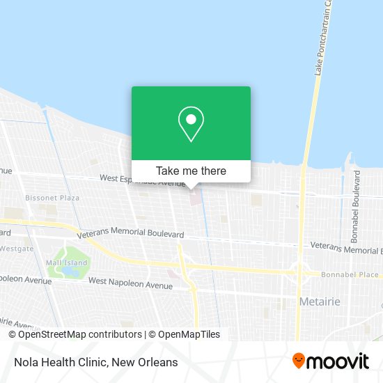 Mapa de Nola Health Clinic