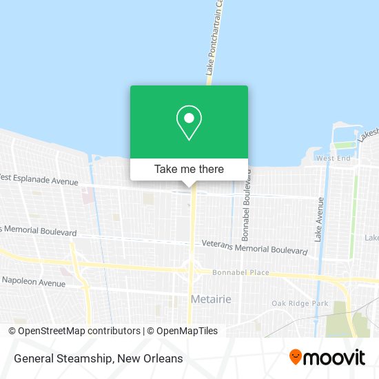 General Steamship map