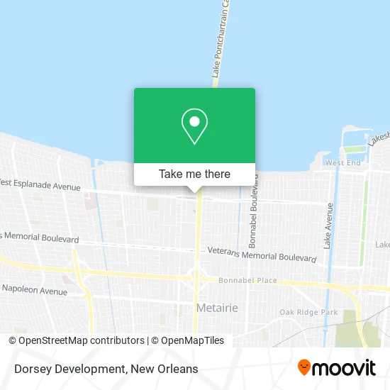 Dorsey Development map