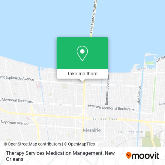 Therapy Services Medication Management map