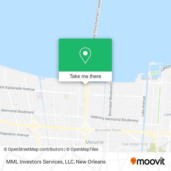 Mapa de MML Investors Services, LLC