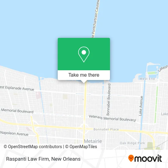 Raspanti Law Firm map