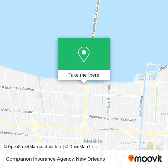 Comparion Insurance Agency map