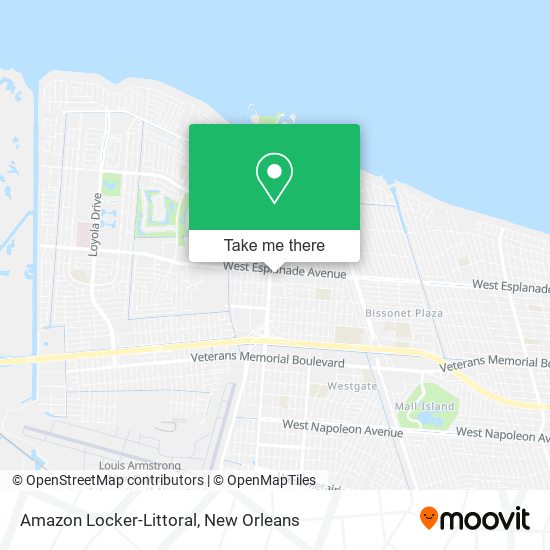 Mapa de Amazon Locker-Littoral