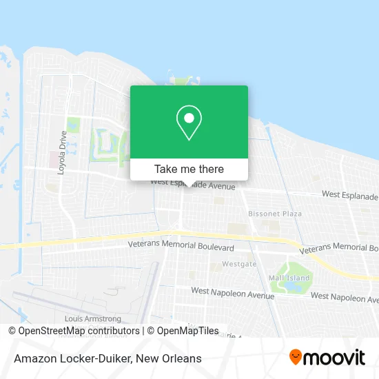 Amazon Locker-Duiker map