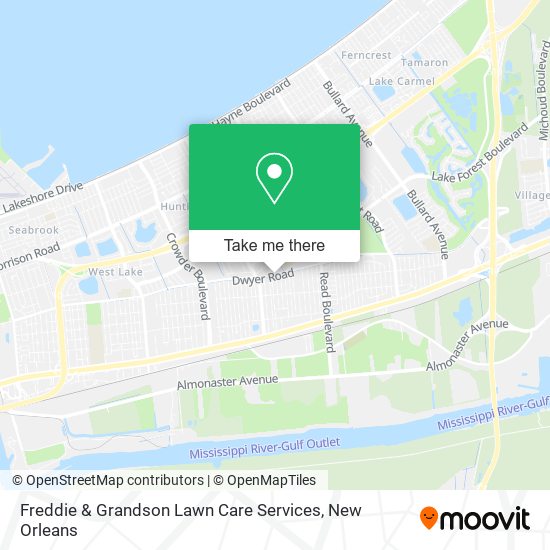 Freddie & Grandson Lawn Care Services map