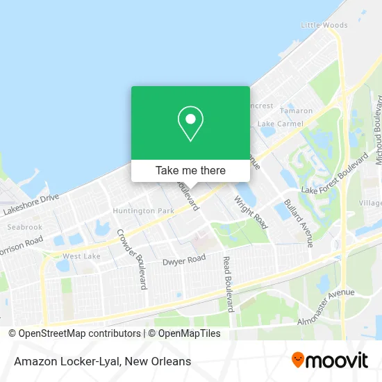 Amazon Locker-Lyal map