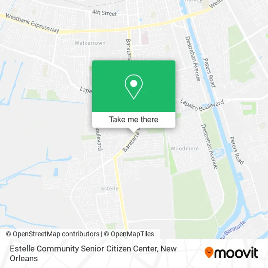 Mapa de Estelle Community Senior Citizen Center
