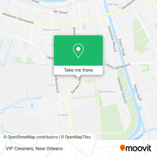 VIP Cleaners map