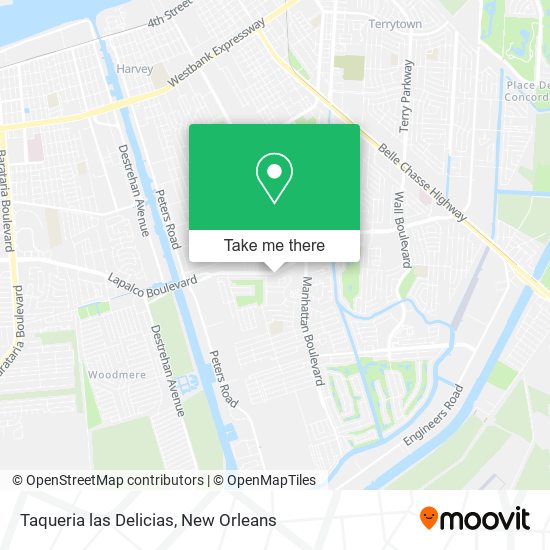 Mapa de Taqueria las Delicias