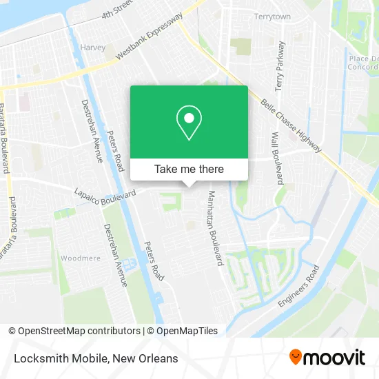 Locksmith Mobile map