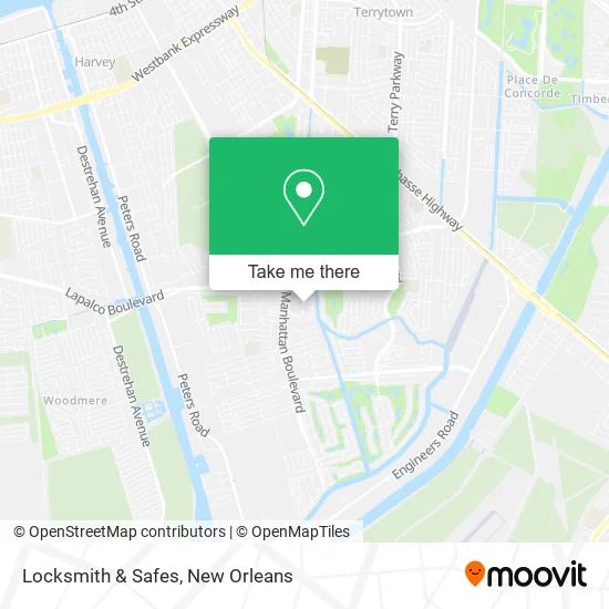 Locksmith & Safes map