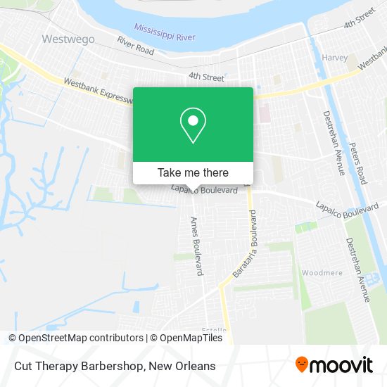 Cut Therapy Barbershop map