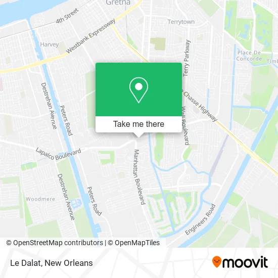 Le Dalat map