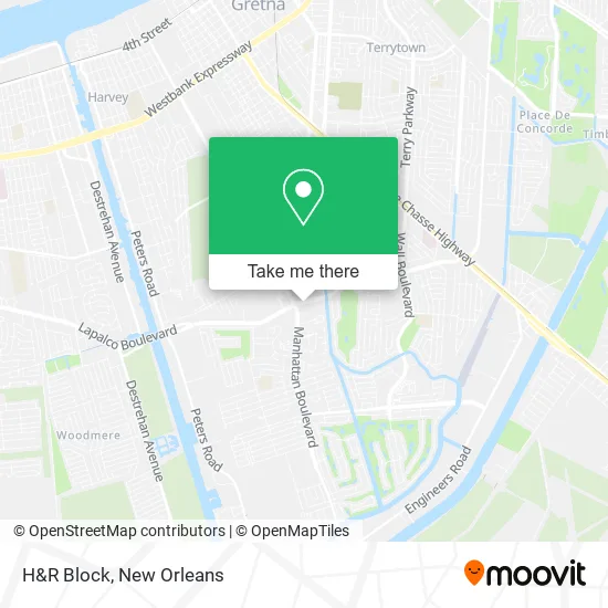 H&R Block map