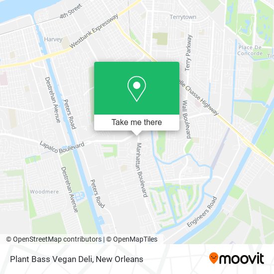 Mapa de Plant Bass Vegan Deli