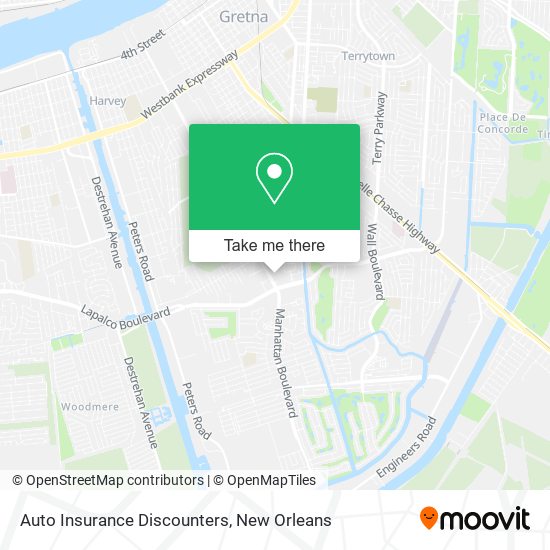 Mapa de Auto Insurance Discounters