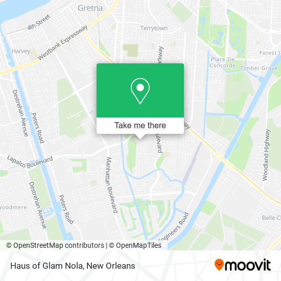 Mapa de Haus of Glam Nola