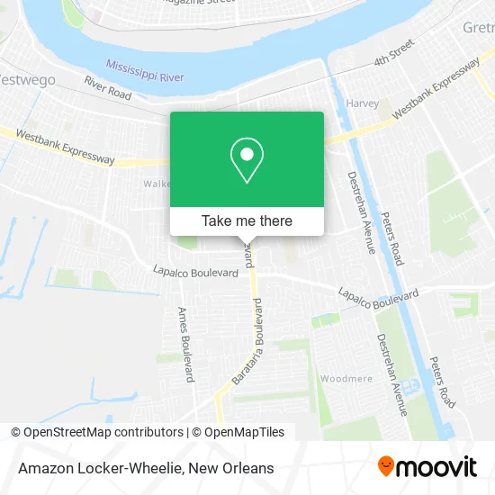 Amazon Locker-Wheelie map