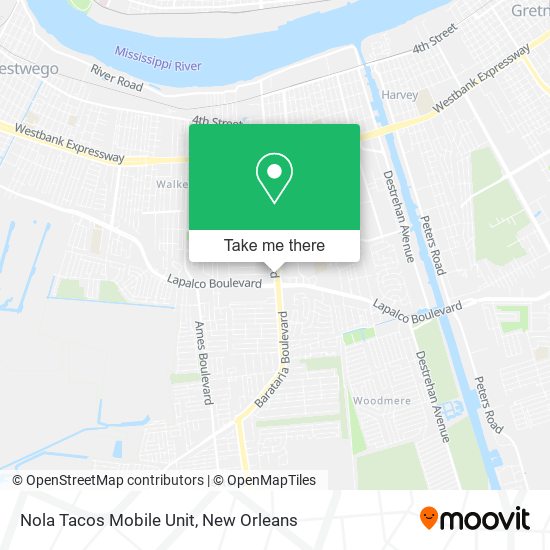 Nola Tacos Mobile Unit map