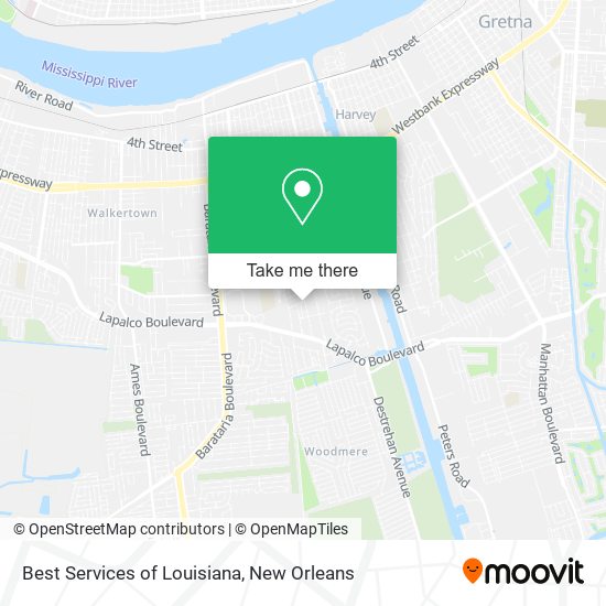 Mapa de Best Services of Louisiana