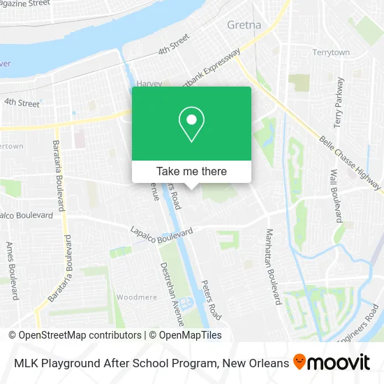 MLK Playground After School Program map