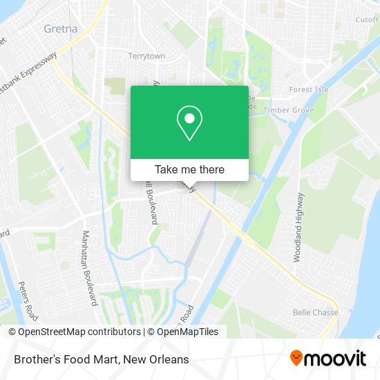 Mapa de Brother's Food Mart