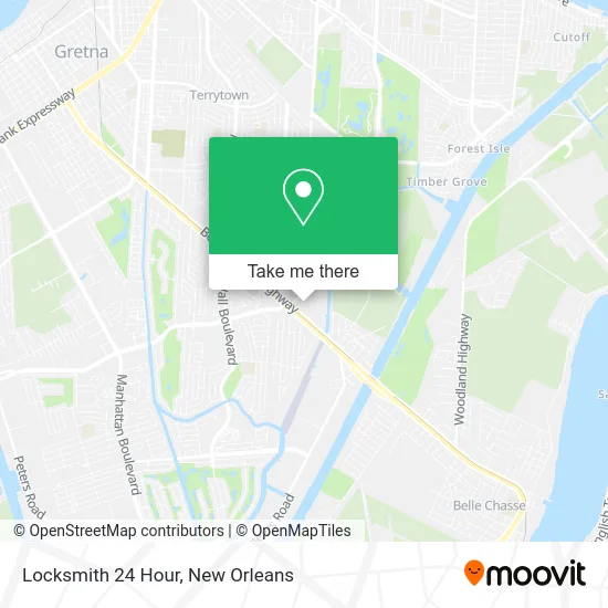 Locksmith 24 Hour map