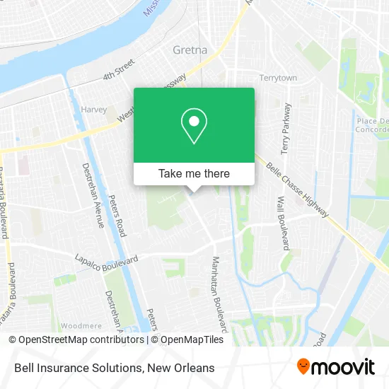 Bell Insurance Solutions map