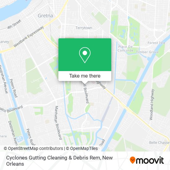 Cyclones Gutting Cleaning & Debris Rem map