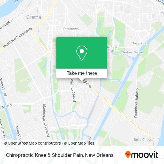 Mapa de Chiropractic Knee & Shoulder Pain