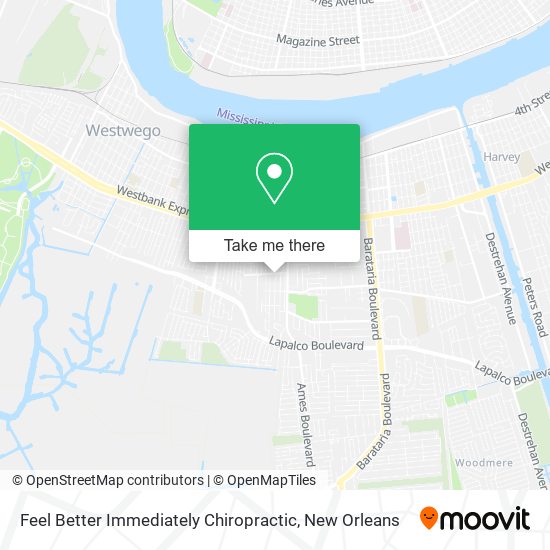 Feel Better Immediately Chiropractic map