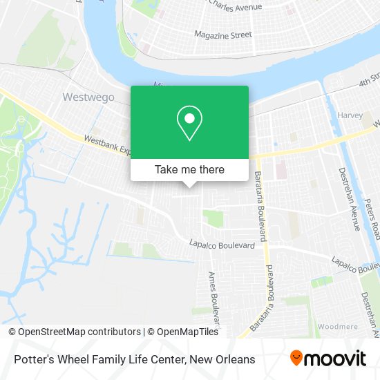 Potter's Wheel Family Life Center map