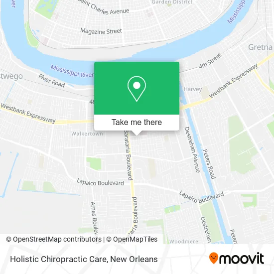 Holistic Chiropractic Care map