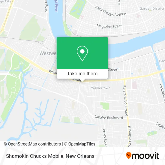 Shamokin Chucks Mobile map