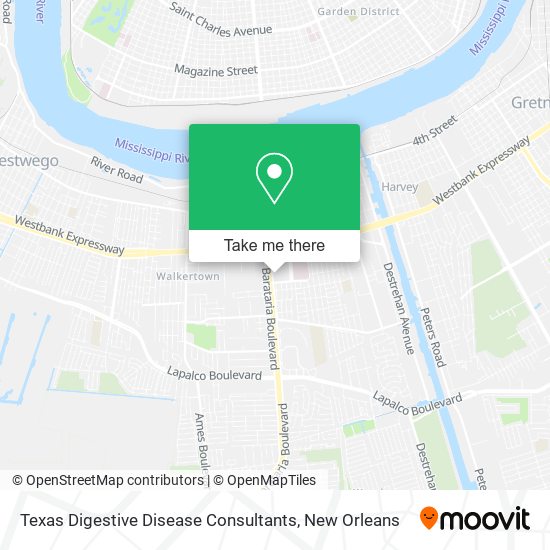 Mapa de Texas Digestive Disease Consultants