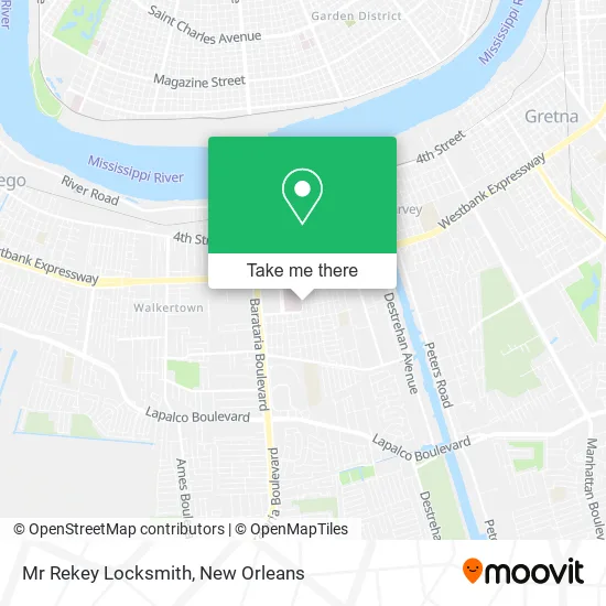 Mr Rekey Locksmith map