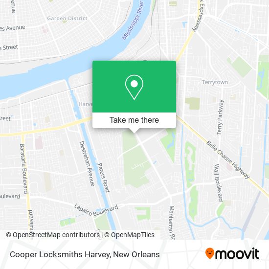 Cooper Locksmiths Harvey map