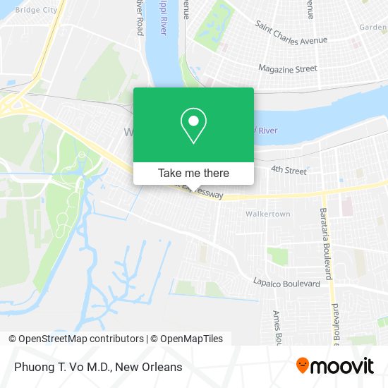 Phuong T. Vo M.D. map