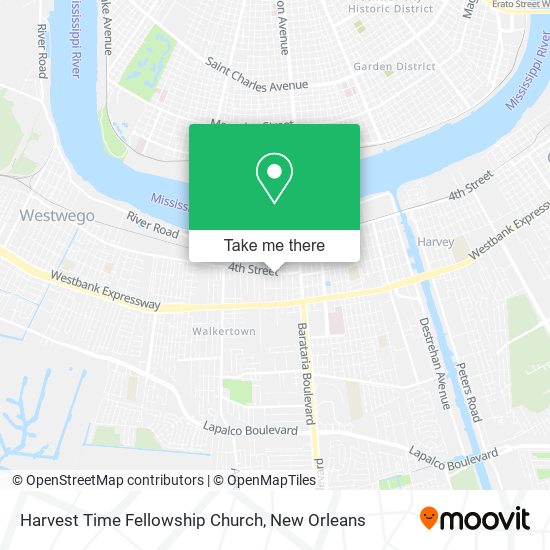 Harvest Time Fellowship Church map