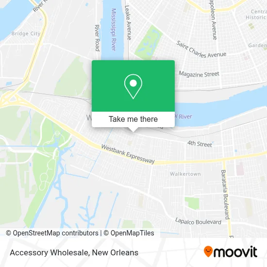 Accessory Wholesale map