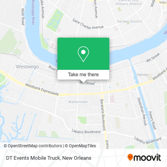 Mapa de DT Events Mobile Truck