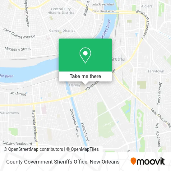 County Government Sheriffs Office map