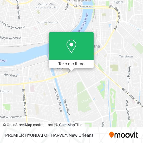 PREMIER HYUNDAI OF HARVEY map