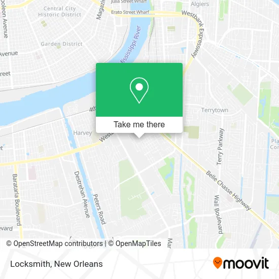 Locksmith map
