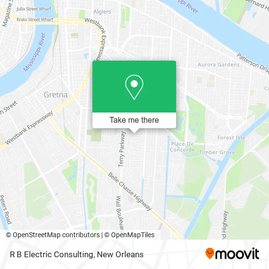 Mapa de R B Electric Consulting
