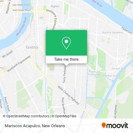 Mapa de Mariscos Acapulco